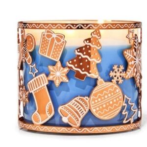NWT BBW 3 wick candle holder gingerbread🤎